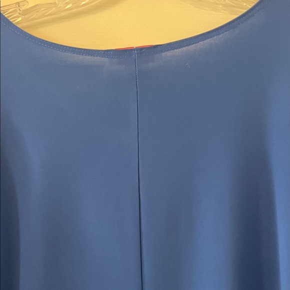 Elegant Royal Blue Flutter Sleeve Dress size L - Picture 5 of 5